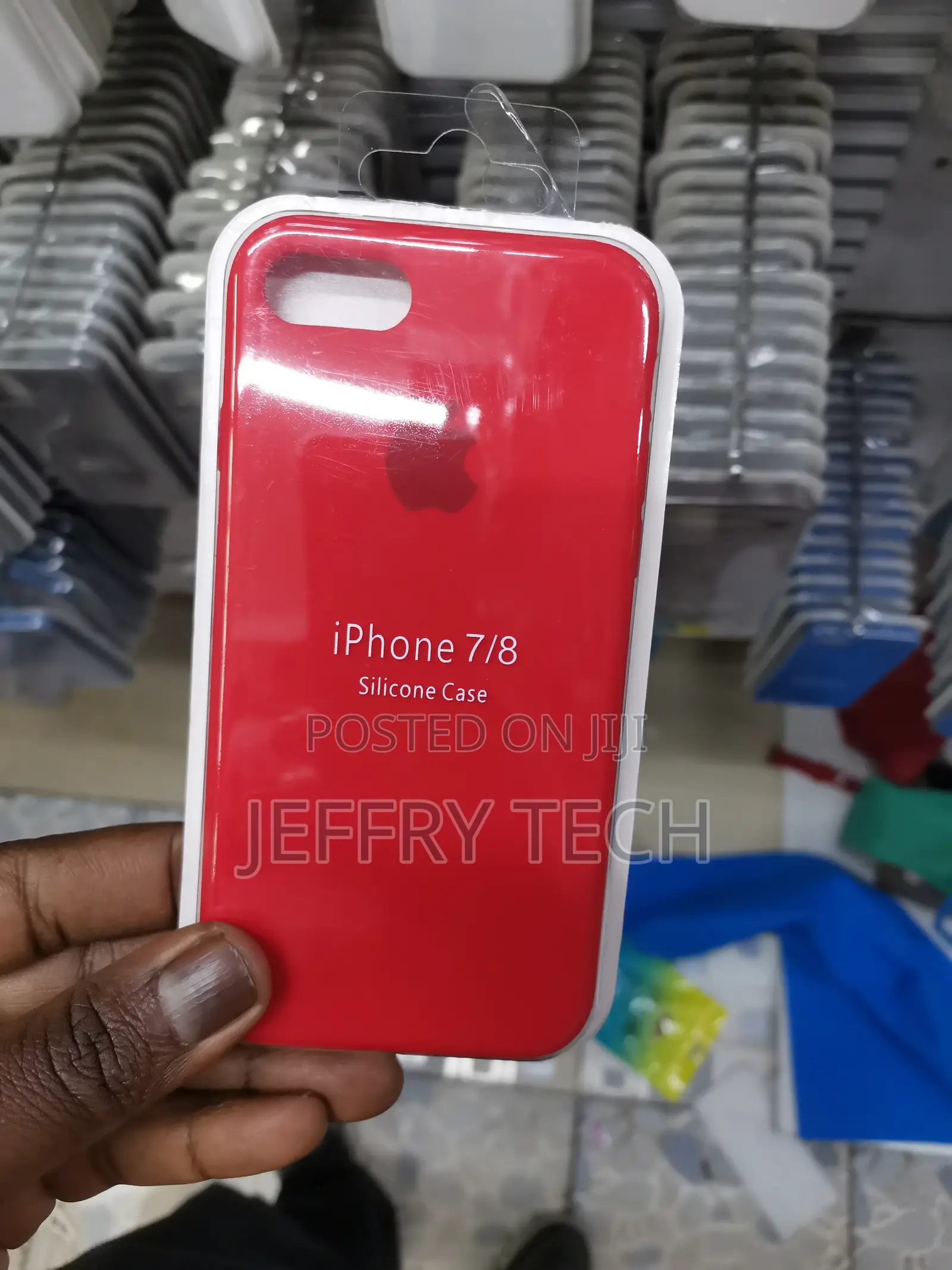 Red Silicone Case for iPhone 7/8/Se 2020/Se 2022