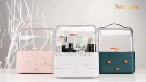 Acrylic 3 Drawers Dome Cosmetics Organizer
