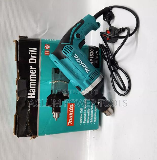 Makita Hammer Drill With Extra Handl - main view
