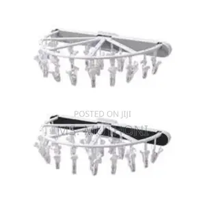 Semi Circular Punch Free Foldable 24 Peg Underwear Organizer
