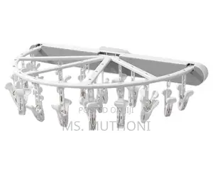 Semi Circular Punch Free Foldable 24 Peg Underwear Organizer