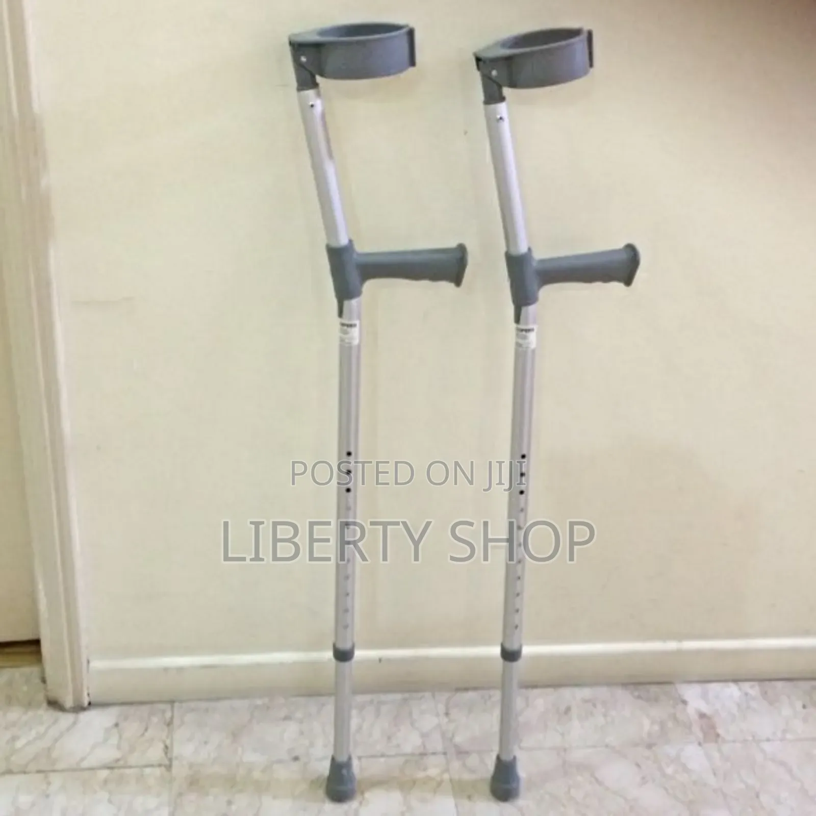Adjust Elbow Walking Crutches .