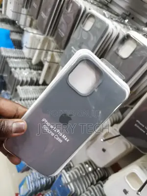 Silicon Phone Case for iPhone 12 Pro Max Color: Gray Black