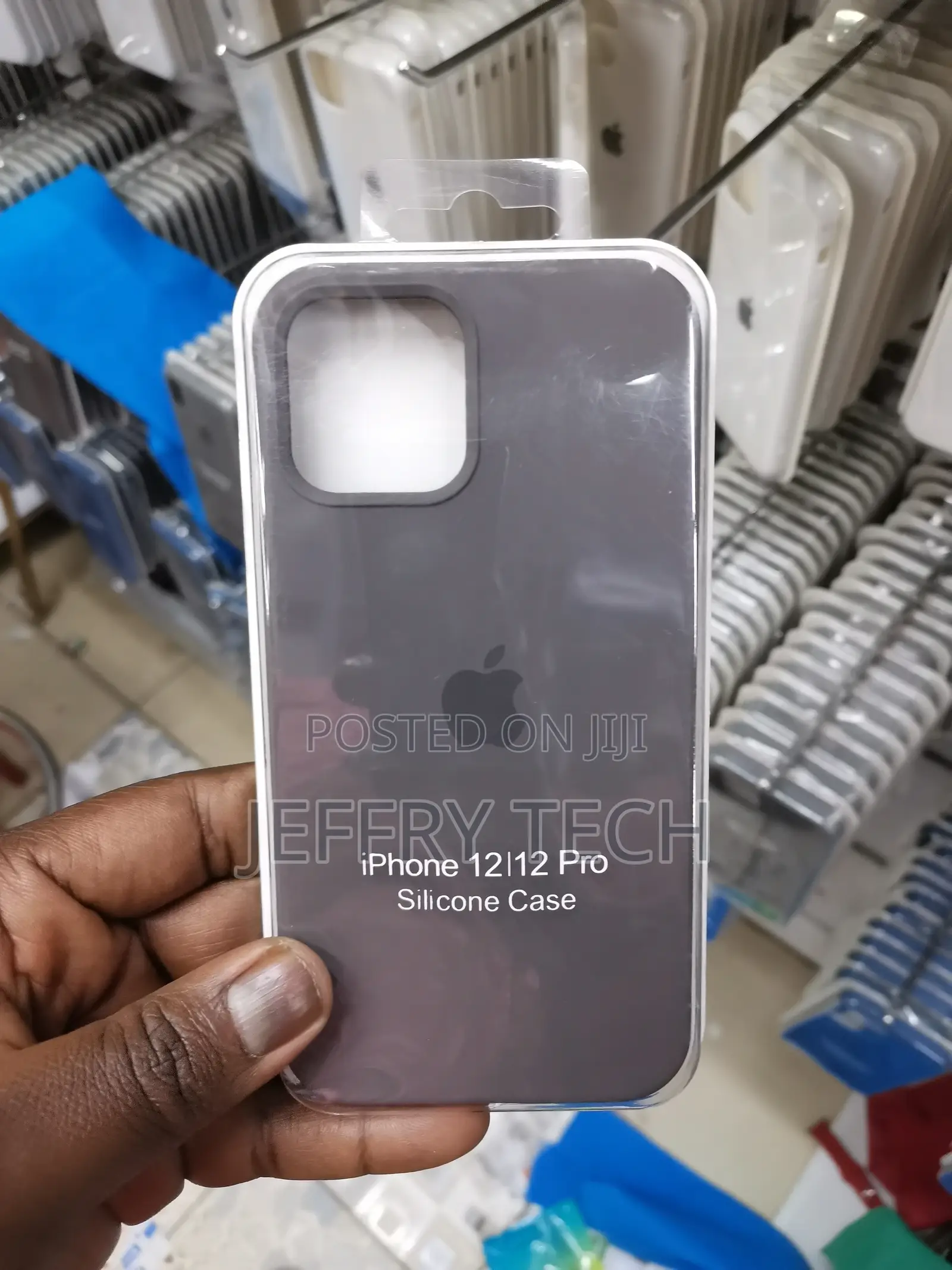 iPhone 12 Silicon Case (Gray)