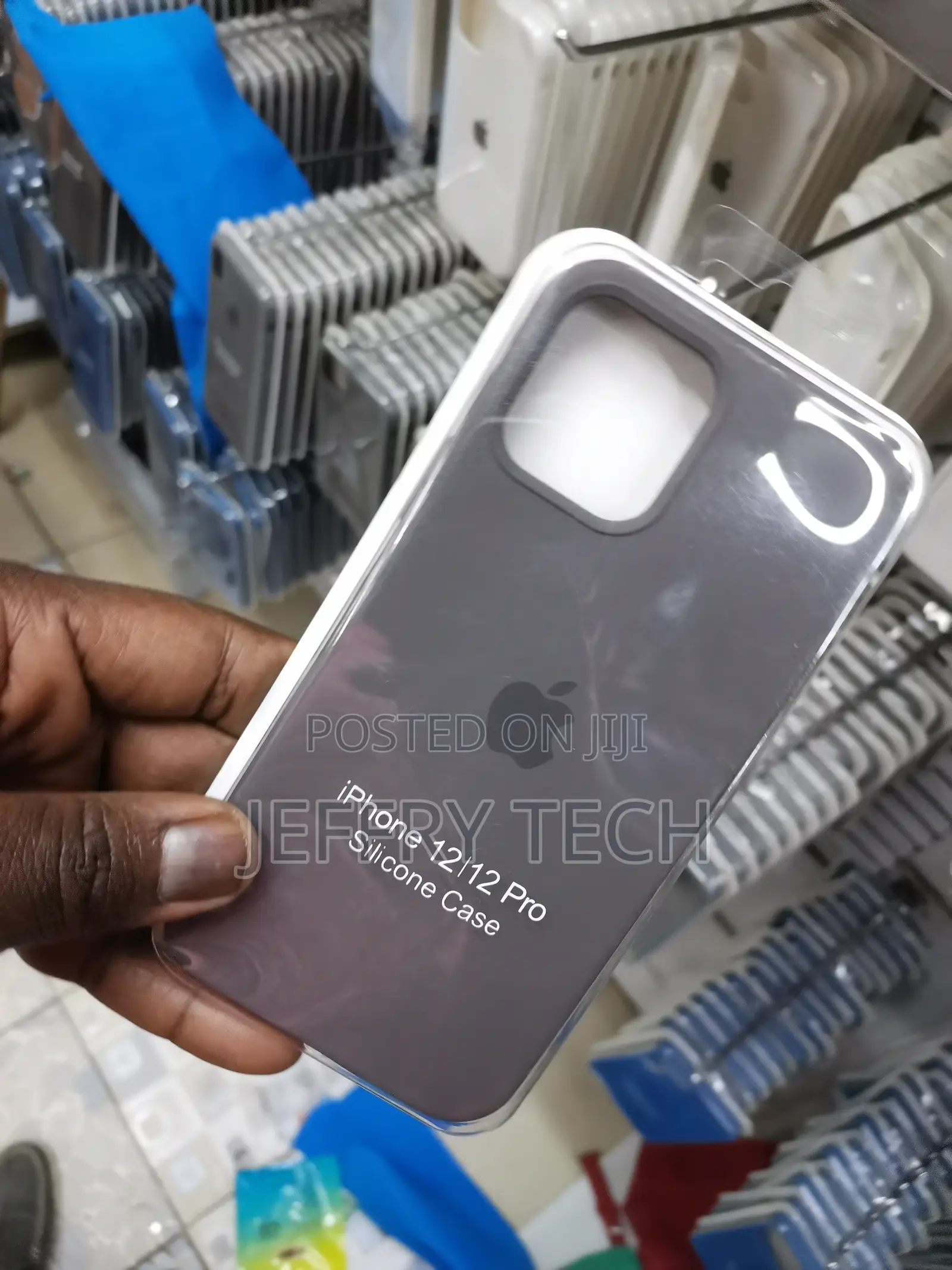 iPhone 12 Silicon Case (Gray)
