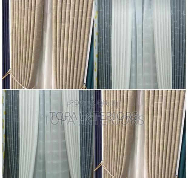 Luxury Window Curtains Beige and Grey Window Curtains