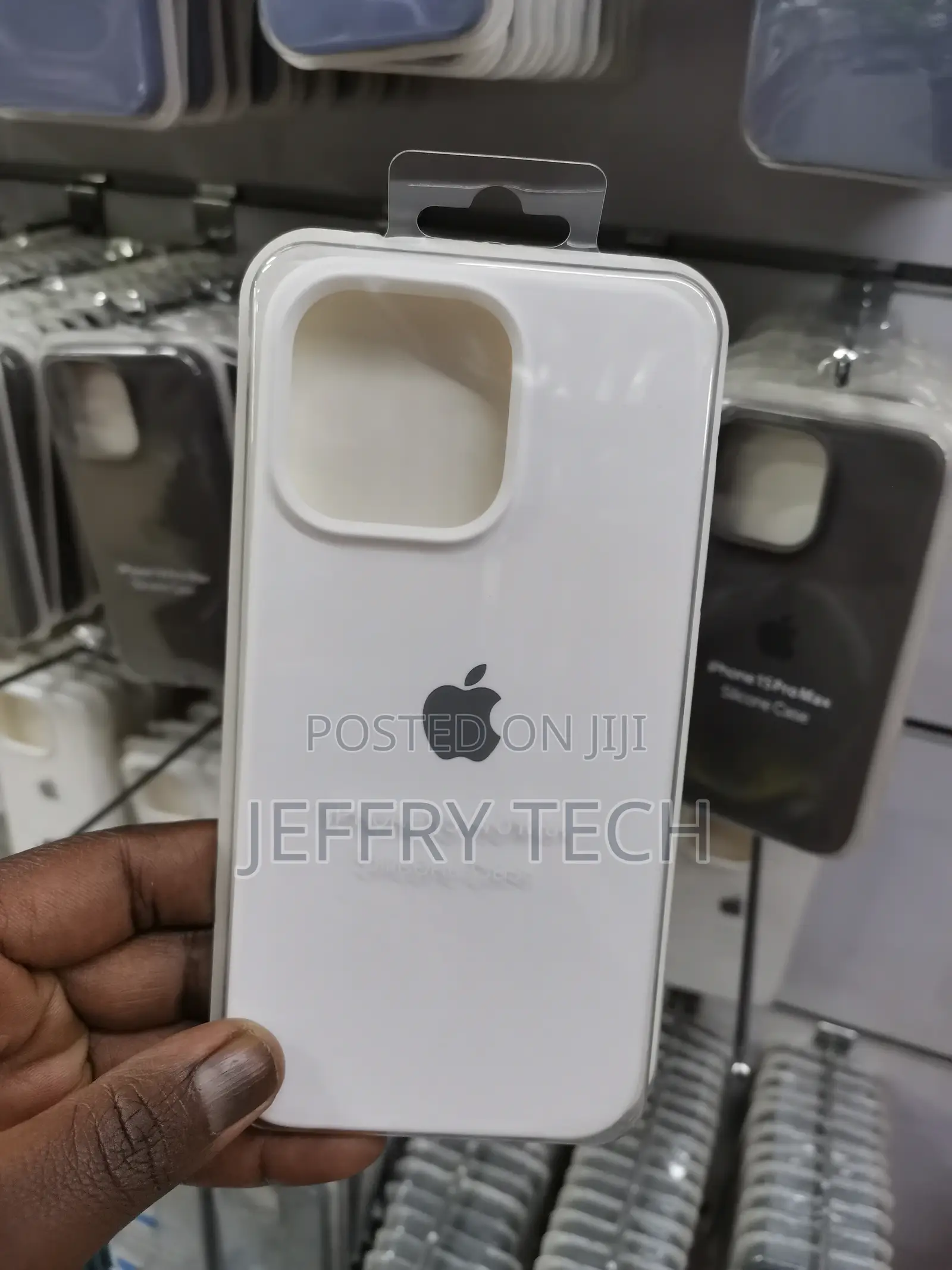 iPhone 15 Pro Max Logo White Phone Case