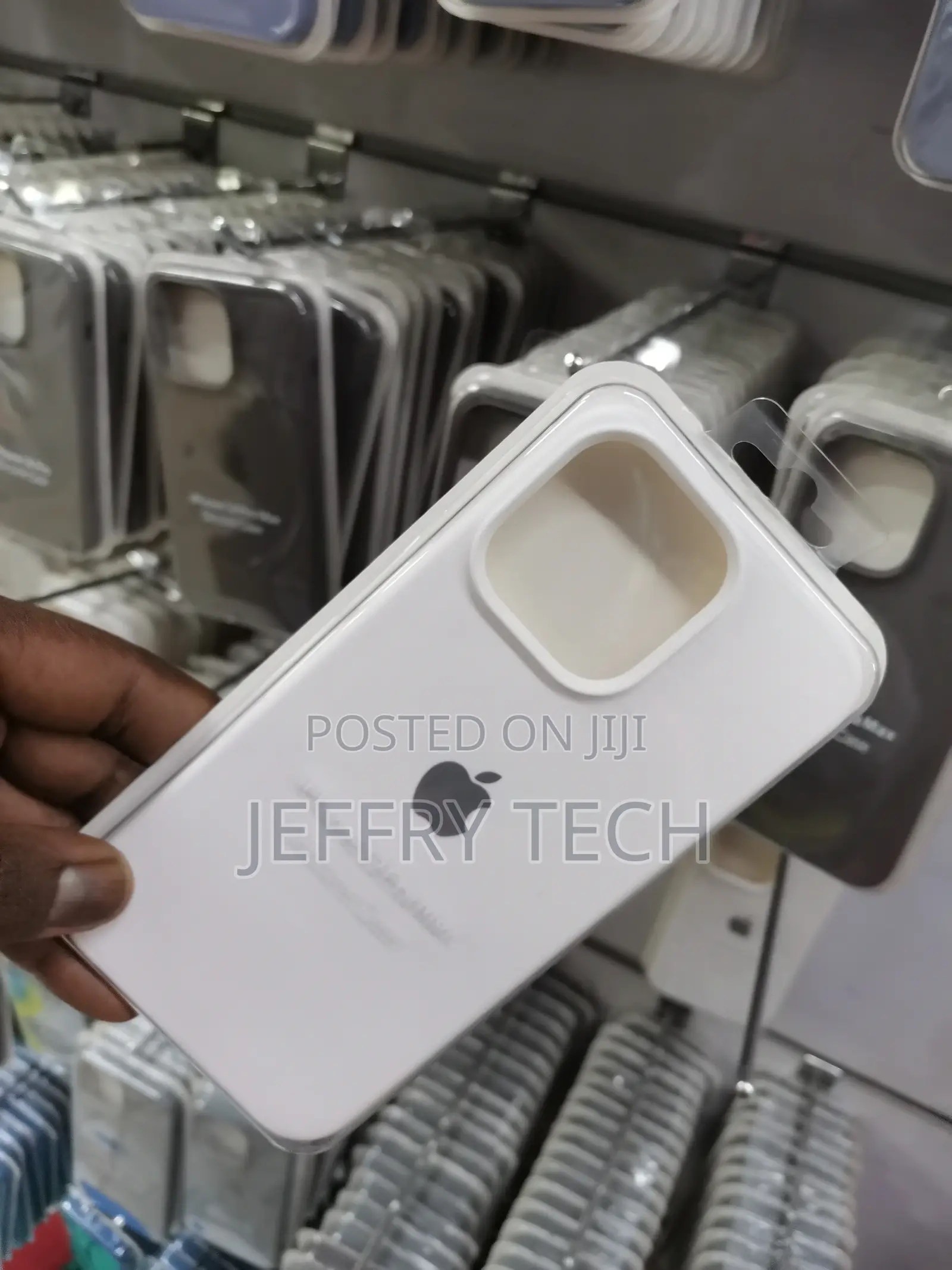 iPhone 15 Pro Max Logo White Phone Case