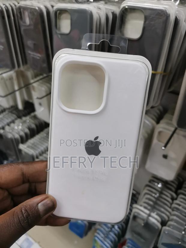 iPhone 13 Pro White Simple Silicon Case - main view