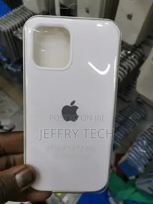 iPhone 12 Pro Silicone White Mobile Cover
