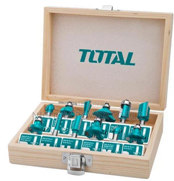Total TACSR1121 12pcs Router Bits Set(8mm) - main view