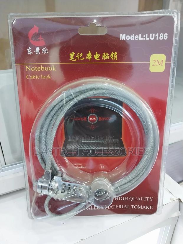 2m Long Multi Purpose Security Cable Lock With Number - main view