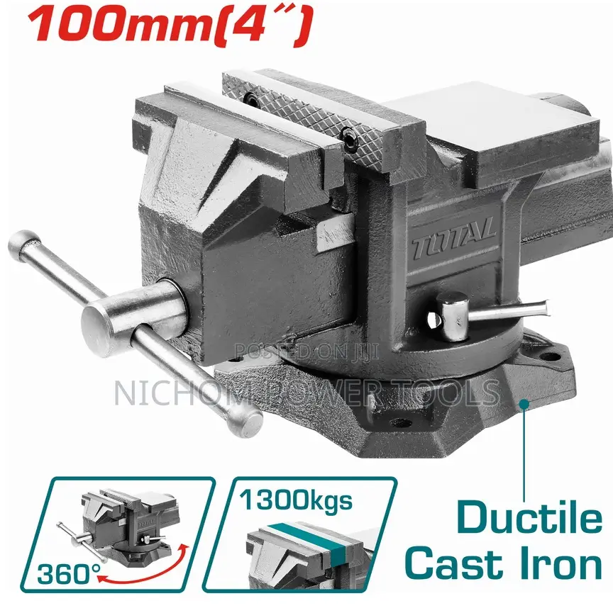 Total THT6146 Bench Vice Size:4"