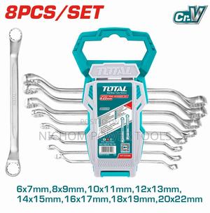 Total THT102486 8pcs Offset Ring Spanner Set Size:6-22mm - thumbnail 2