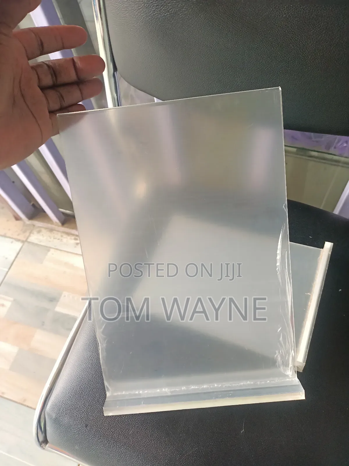 A5 Clear Menu Table Display