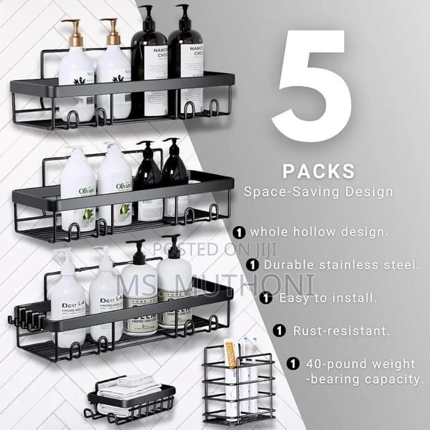 *5pcs Set Rectangular Shower Caddy - main view