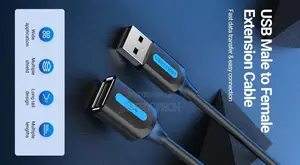 Vention CBIBI USB 2.0 A Male To A Female Extension Cable 3M