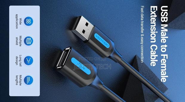Vention CBIBI USB 2.0 A Male To A Female Extension Cable 3M