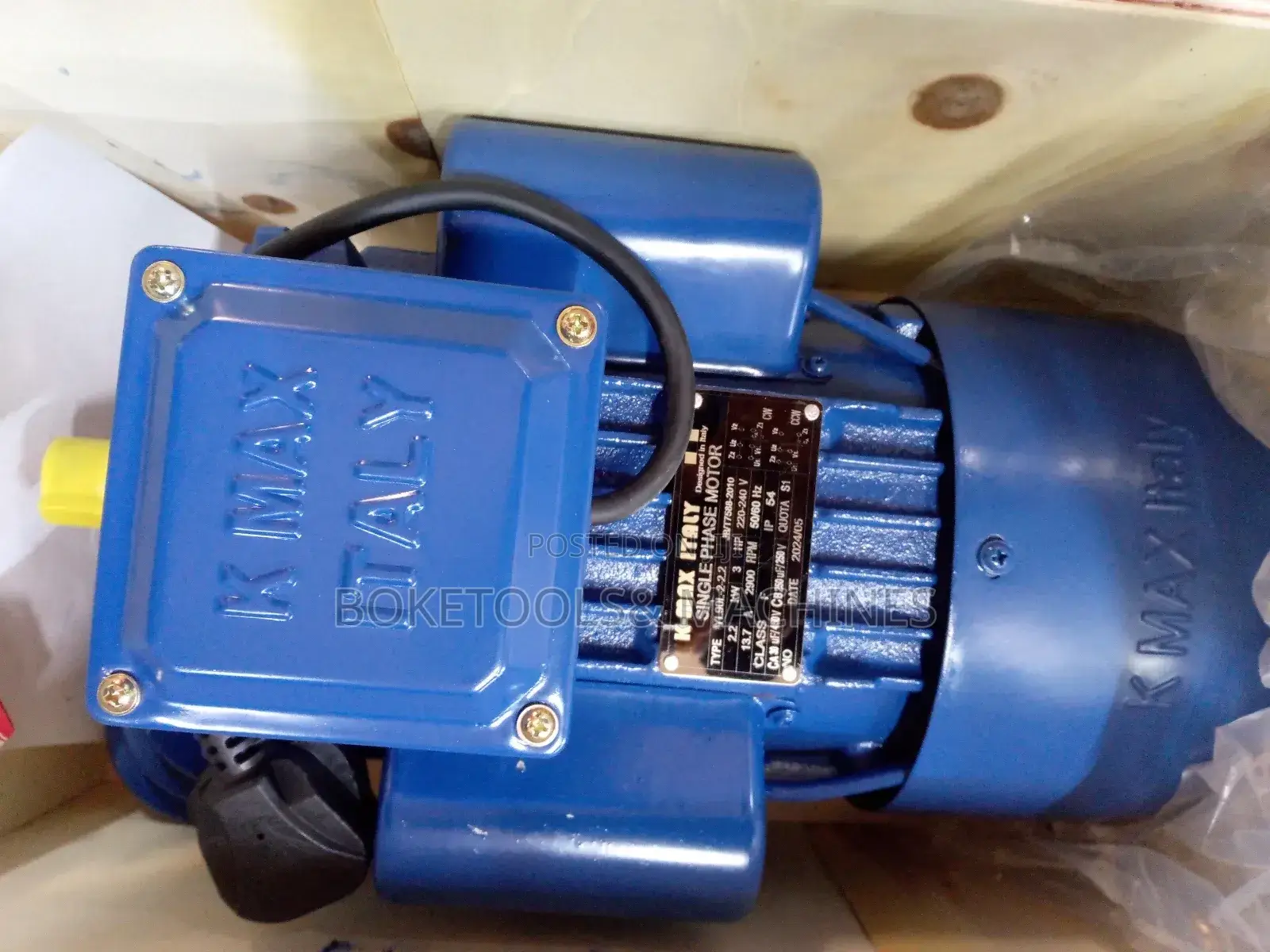 K Max Italy 3 HP Motor