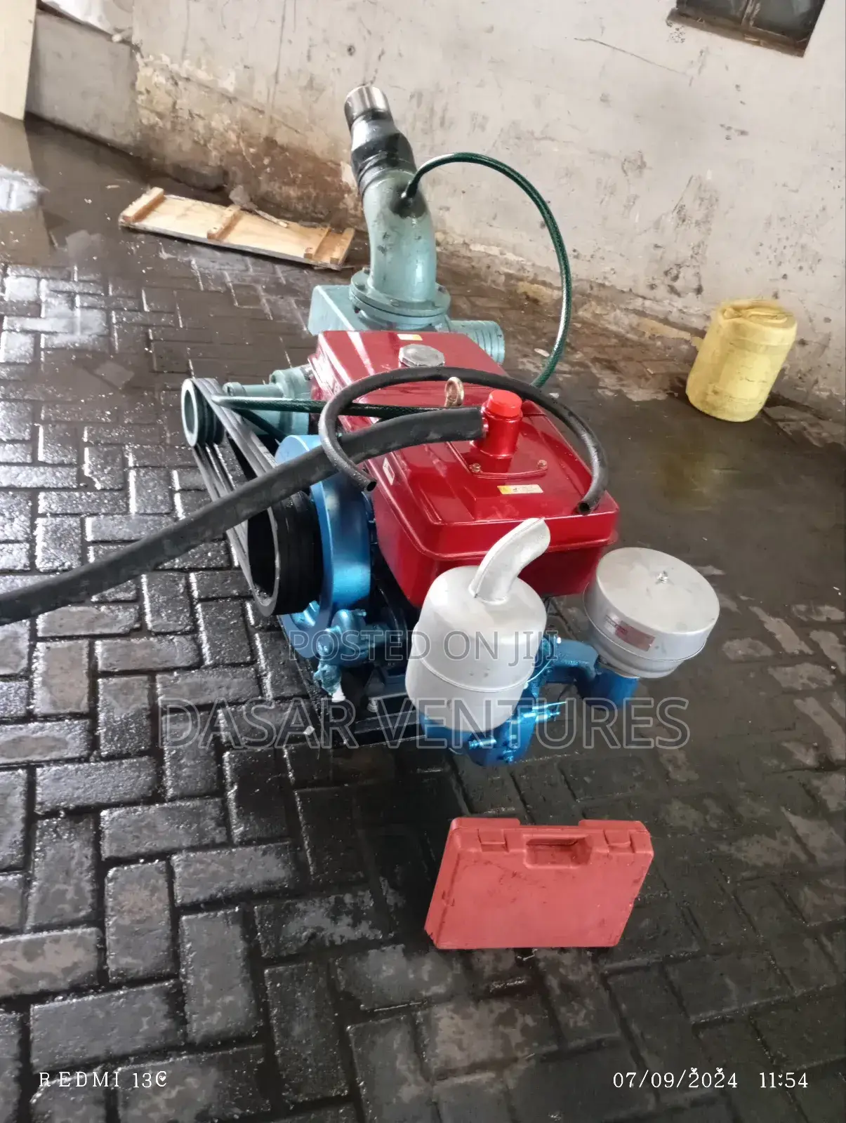 Water Pump 6" , 65m Hd Lift Jd Engine