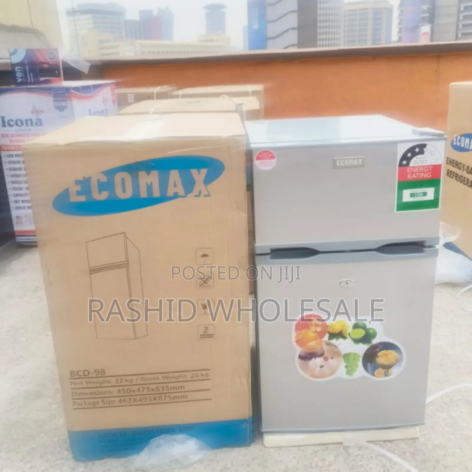 Refrigerator Double Door 98l