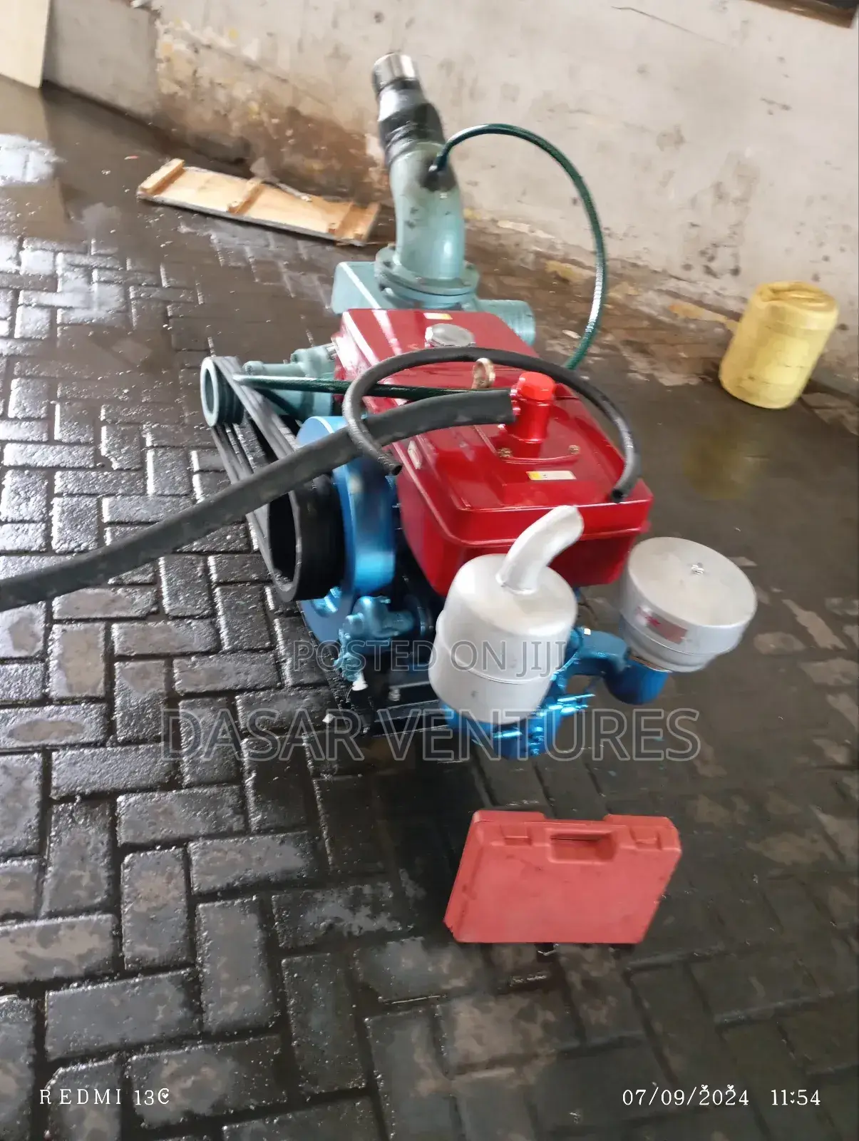 High Pressure Water Pump 6" JD Engine 65m Hd
