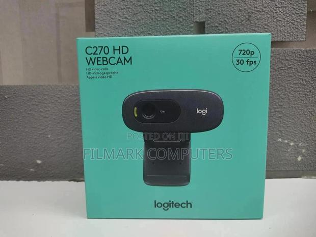 Logitech C270 HD Webcam, 720p Video With Noise Reducing Mic