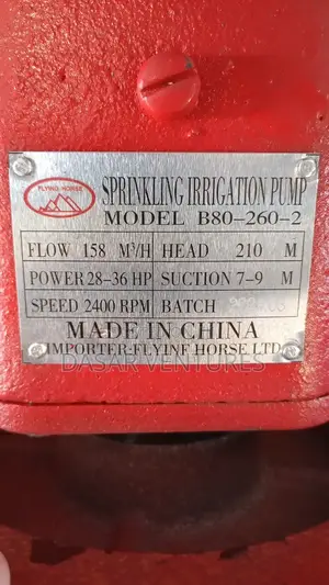 JD Water Pump 35hp, 210m Lift, 3" * 3"