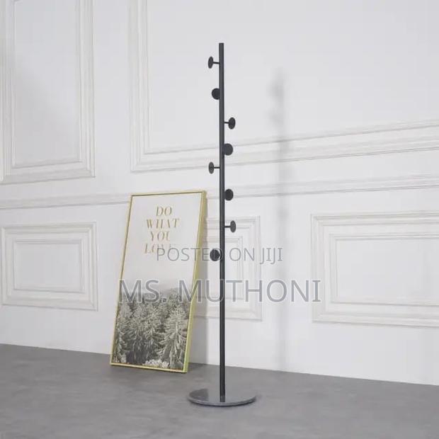 Marble Base Luxury Coat Rack Floor Standing Clothes Hanger - thumbnail 7