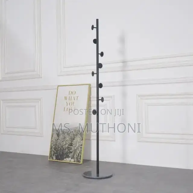 Marble Base Luxury Coat Rack Floor Standing Clothes Hanger