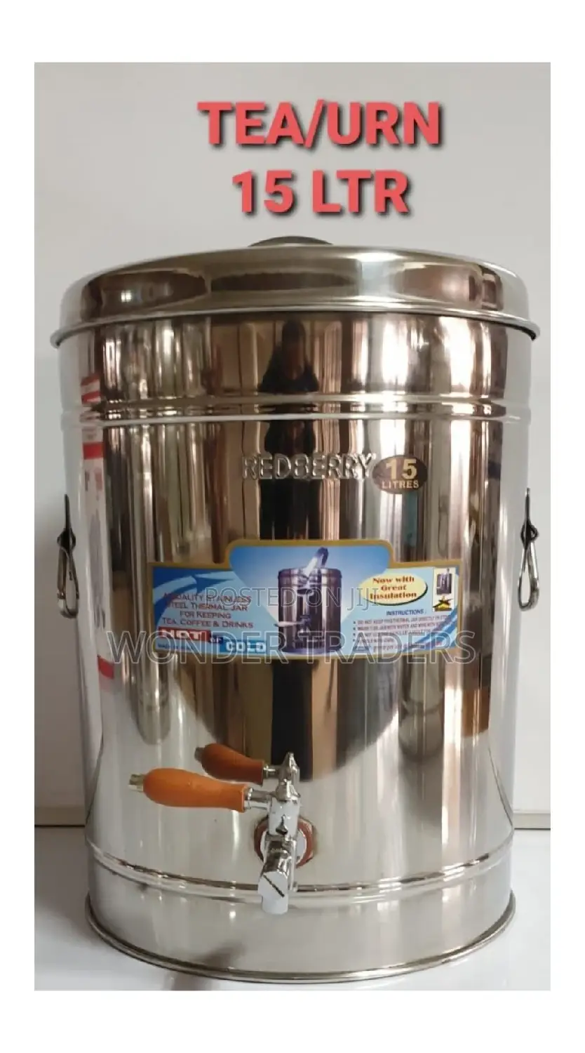 15litre Redberry Premium Range S.Steel Insulated Tea Urn :