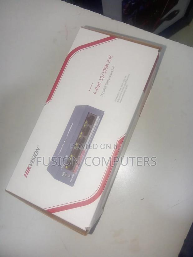 Hikvision DS-3E0105P-E 4 Port Unmanaged Poe Switch - thumbnail 3