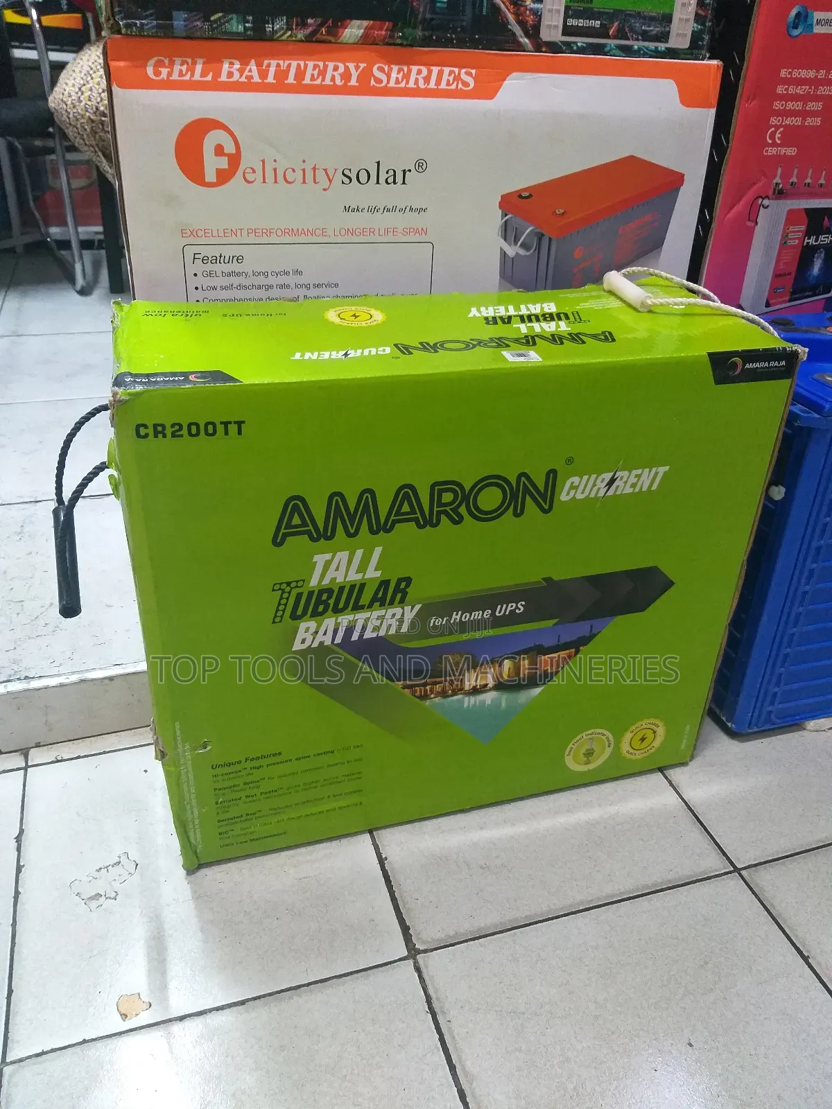 Amaron 12v200ah/20hrs Tall Tubular Home UPS Battery