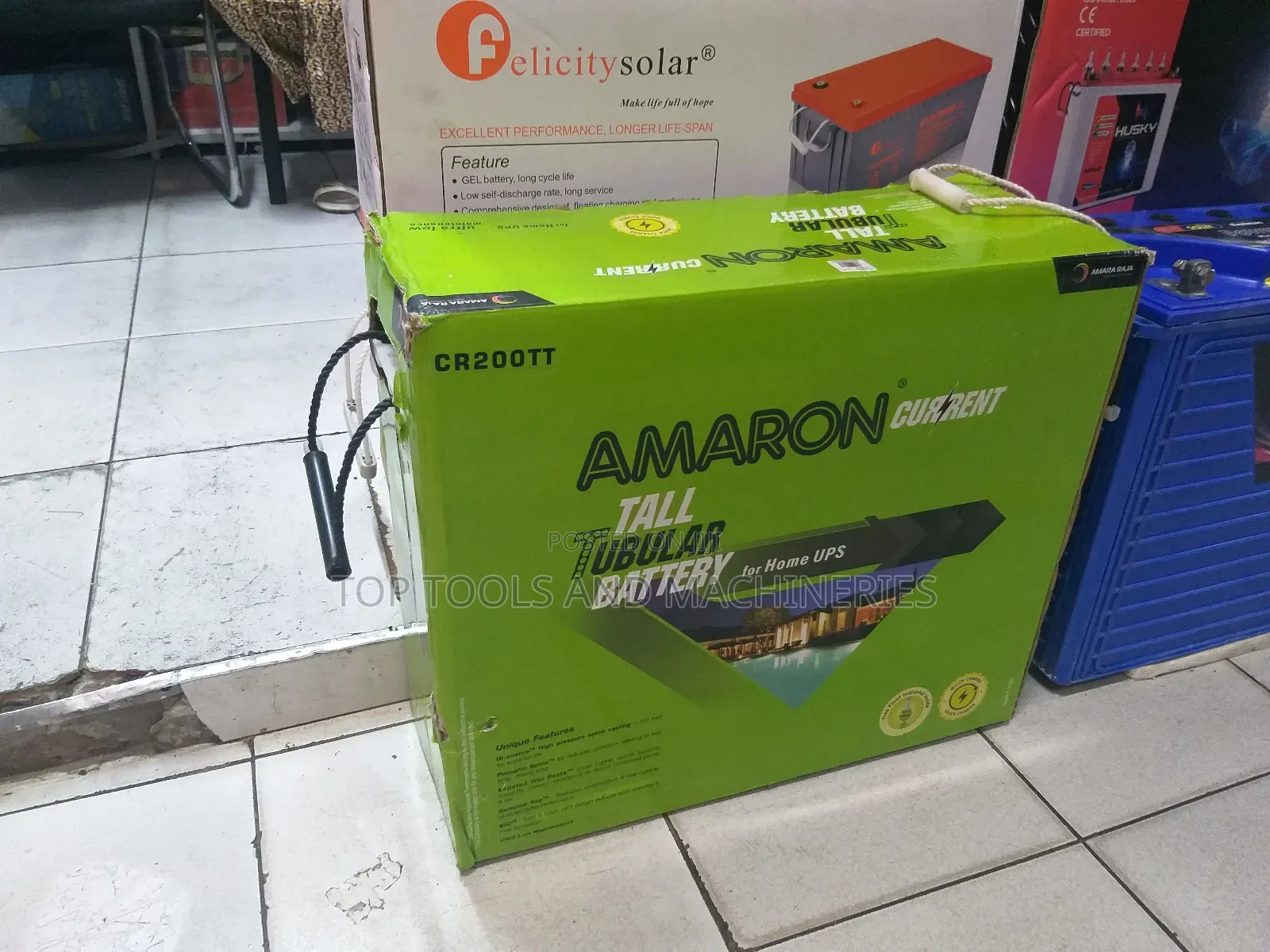 Amaron 12v200ah/20hrs Tall Tubular Home UPS Battery
