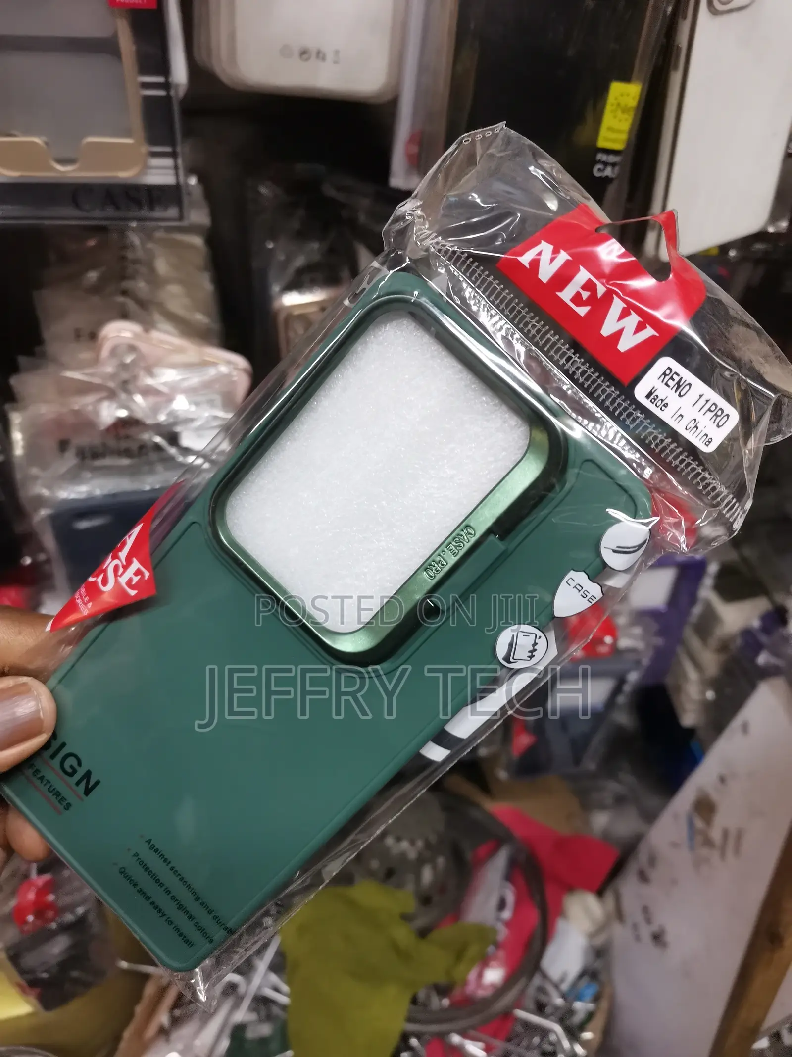Camera Stand Color TPU (Soft) Phone Case for Reno 11 Pro