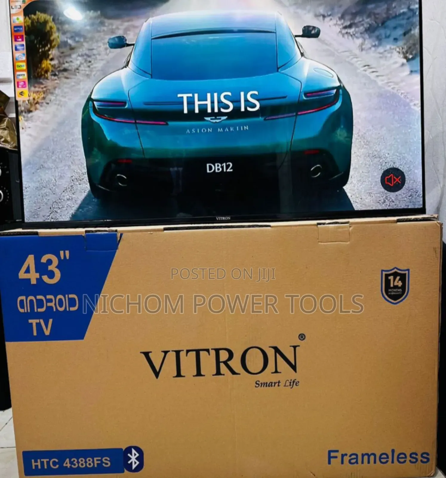 Vitron 43" Flameless Smart Tv