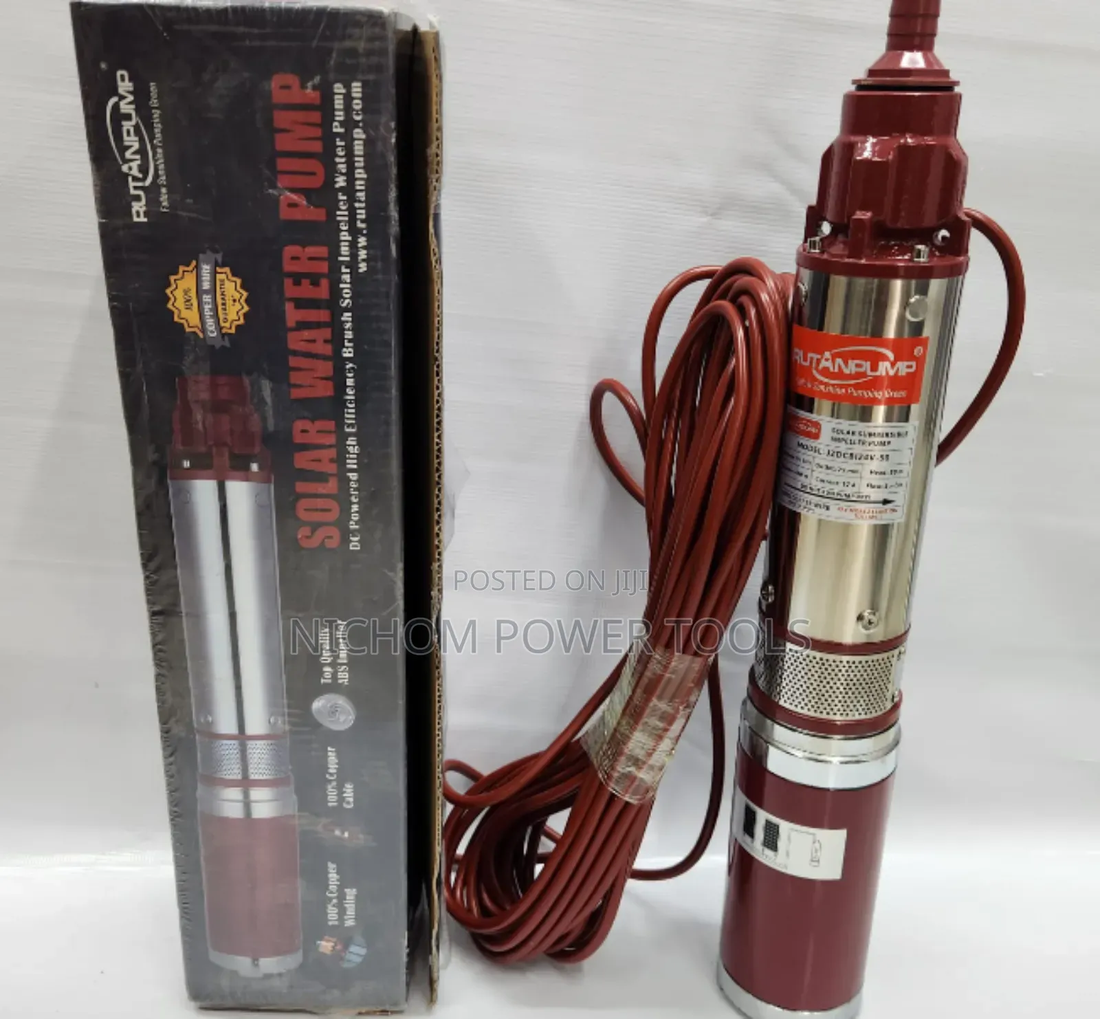 50m 400watts Rutan Solar Submersible Water Pump