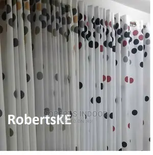 Polka Dotted Curtain