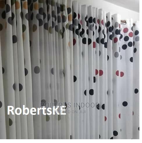 Polka Dotted Curtain