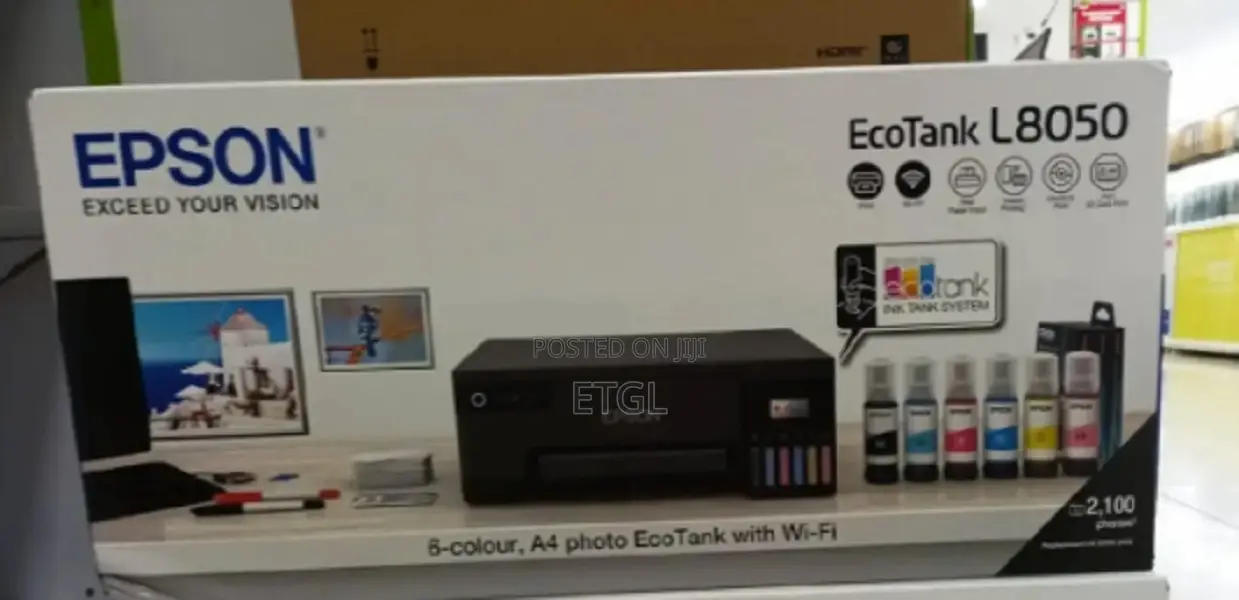 Epson Ecotank L8050 Ink Tank High Volume Photo Printer