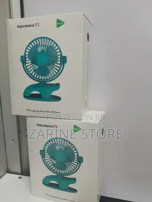 Ultra Quiet Charging Fan, Clipped on Wall/ Placed in a Table