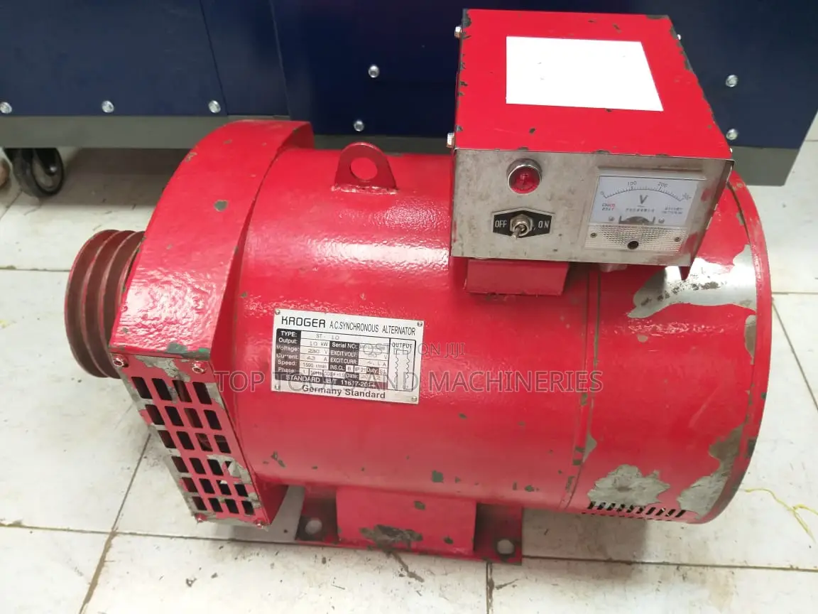 230v 50hz 10KW Single Phase Electric Generator Alternator
