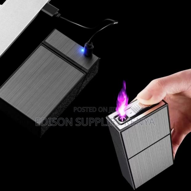 Cigarette Lighter USB Rechargeable Lighter With Storage - main view