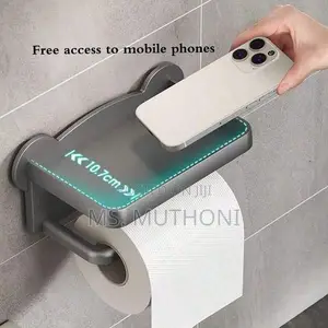Punch Free Wall Mounted Tissue / Storage Rac
