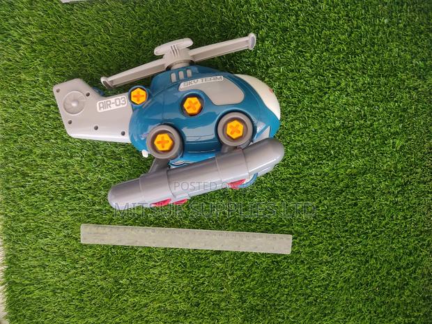 Assembly Toy Helicopter With Tools 34x20cm - thumbnail 3