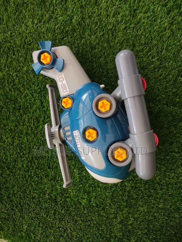 Assembly Toy Helicopter With Tools 34x20cm - thumbnail 5