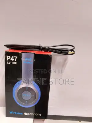 P47 Headphone, Can Be Used With or Without Wire