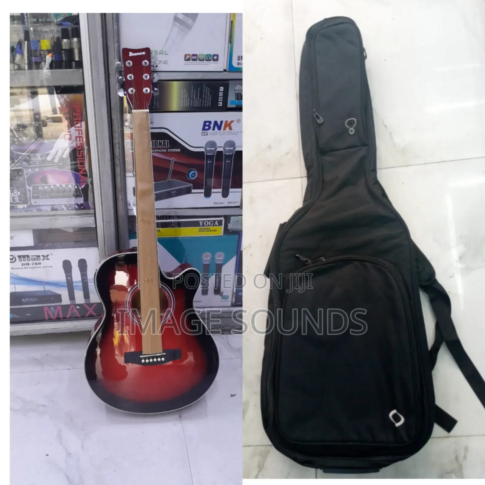 Semi Acoustic Guitar 40inch With a Heavily Padded Guitar Bag