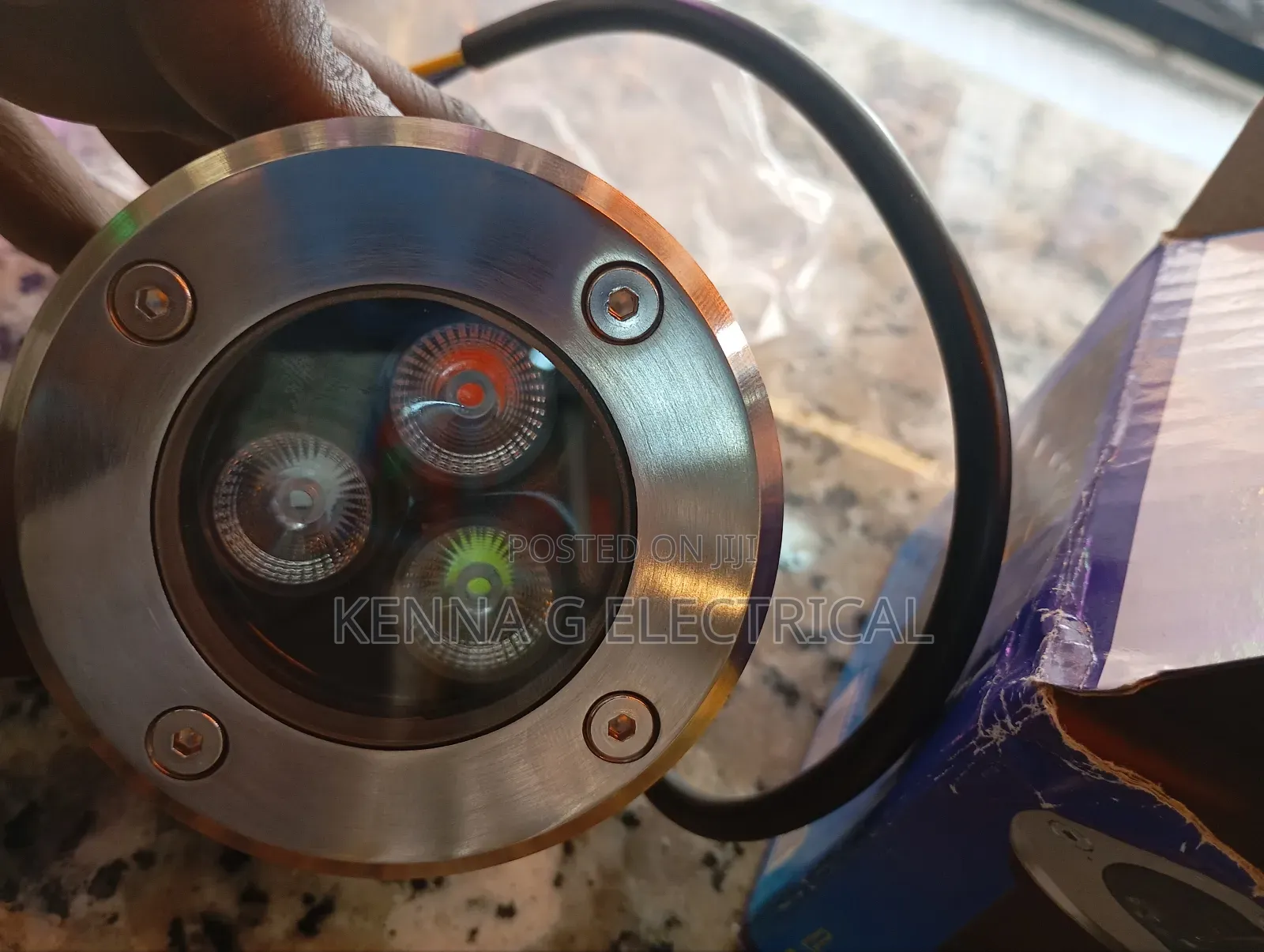 3X3W LED Underground Light RGB