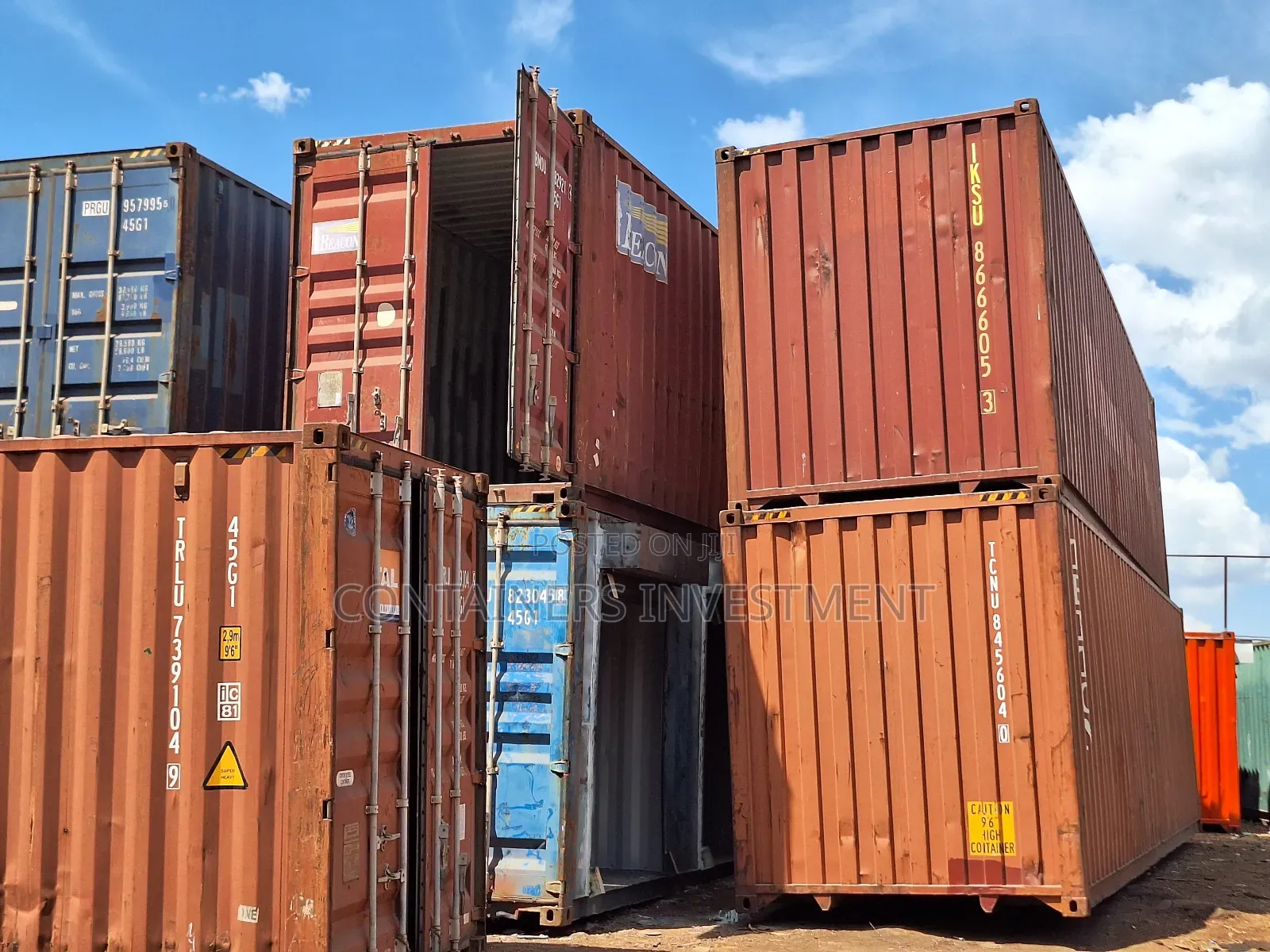 Empty Shipping Containers Readily Available-